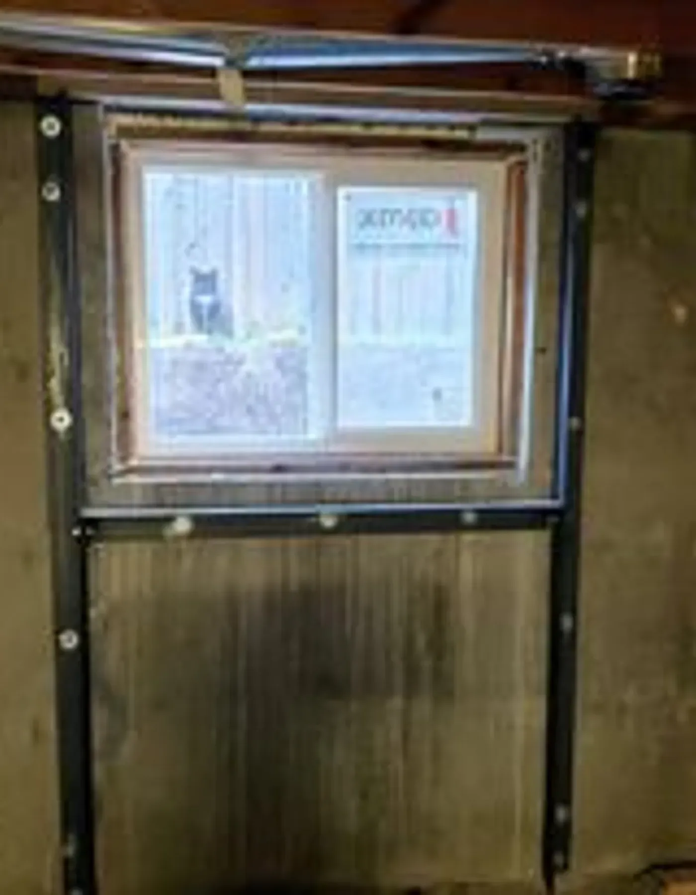 Steel work for an egress window