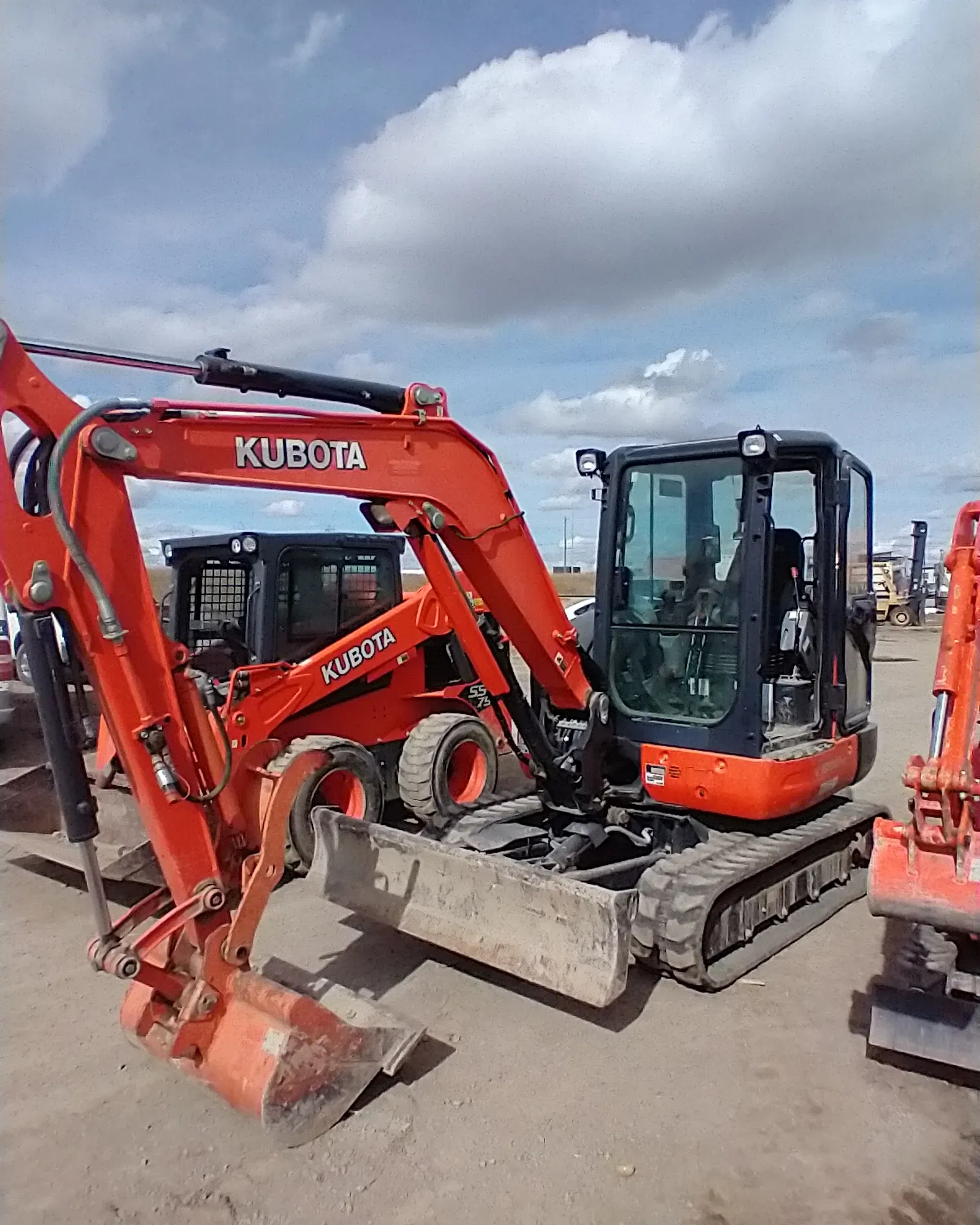 Large excavator