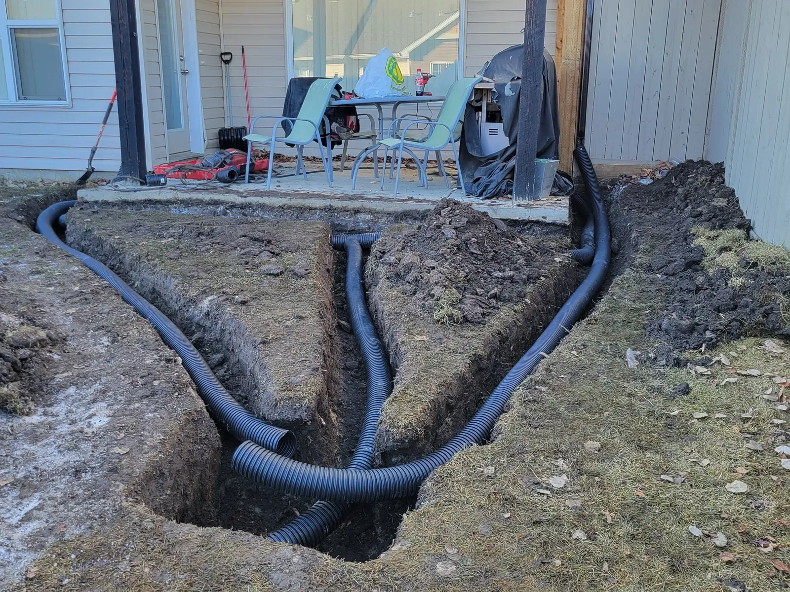 Yard drainage system